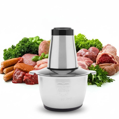 3L Electric Meat Grinder | 4 Blades Stainless Steel Chopper